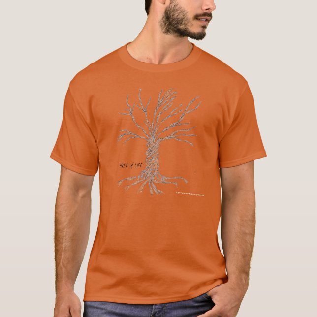T-shirt ARBRE d'ADN ou arbre de la vie (Devant)