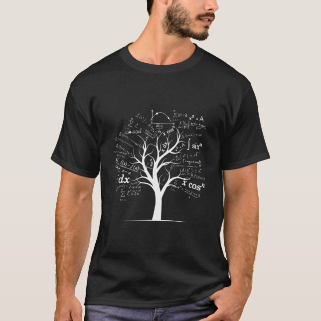 T-shirt Arbre d'algèbre de calcul Ap Prof de maths Nerd Ge (Devant)