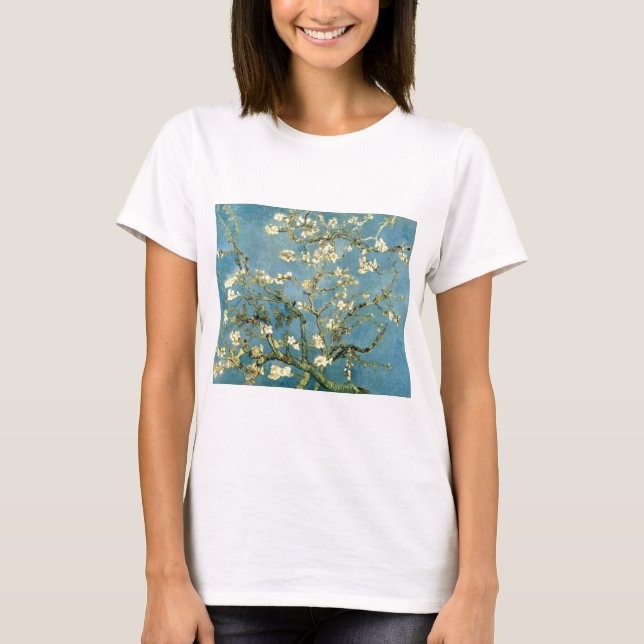 T-shirt Arbre d'amande en fleurs par Van Gogh (Devant)