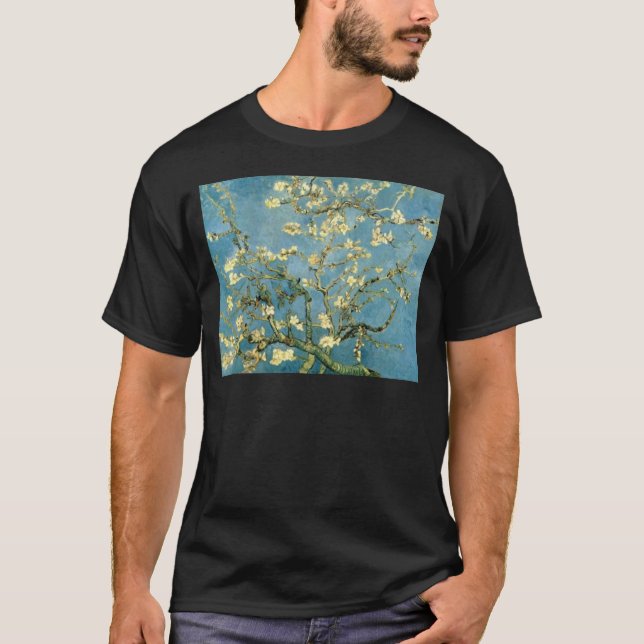 T-shirt Arbre d'amande en fleurs par Van Gogh (Devant)