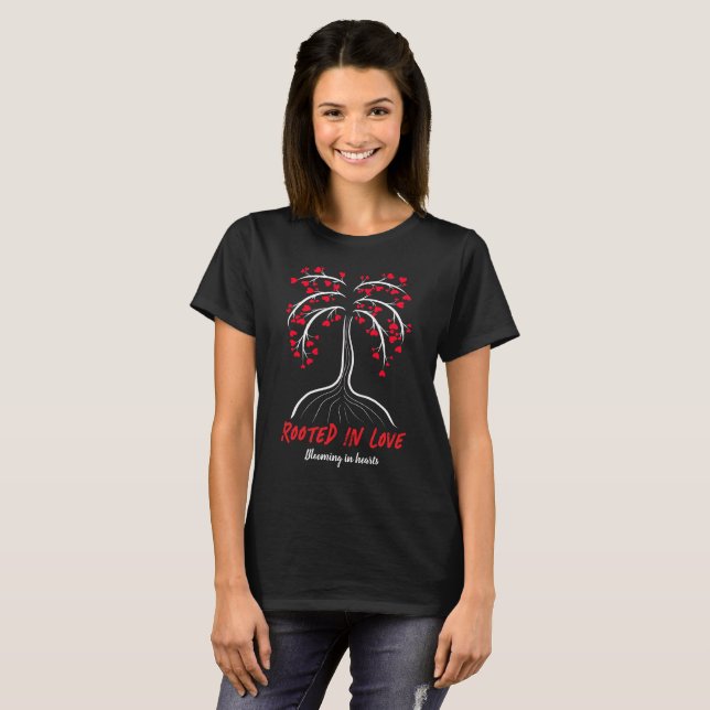 T-shirt Arbre d'amour (Devant entier)