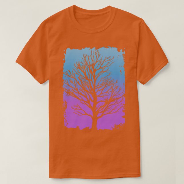 T-shirt Arbre dans la brume (Design devant)