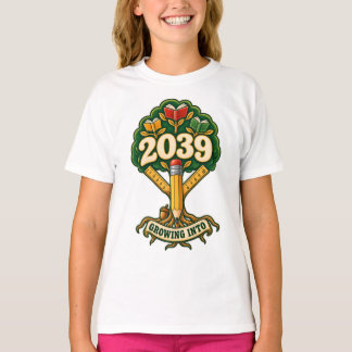 T-shirt Arbre d'apprentissage au crayon de la promotion 20