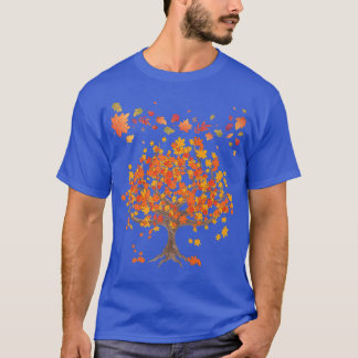 T-shirt Arbre d'automne Forêt naturelle Feuille AutomneT-S
