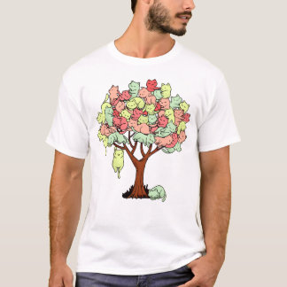 T-shirt Arbre de chat Cool d'été Arbre de  Amoureux des ch