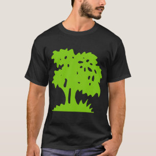 T-shirt Arbre de dessin animé - Vert martien