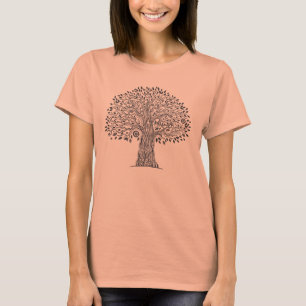 T-shirt Arbre de griffonnage de la vie