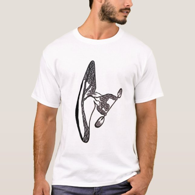 T-shirt arbre de kayak (Devant)