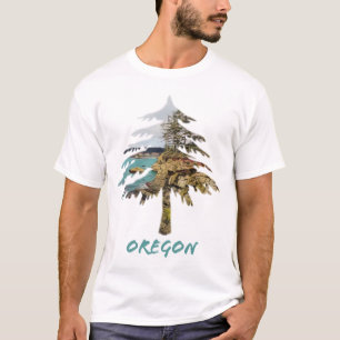 T-shirt Arbre de la côte de l'Oregon