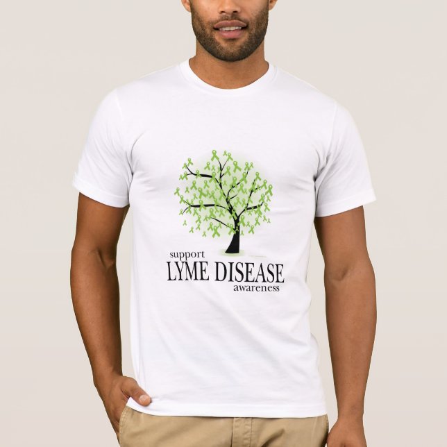 T-shirt Arbre de la maladie de Lyme (Devant)
