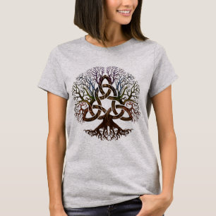 T-shirt Arbre de la vie avec Triquetra