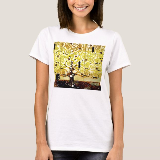 T-shirt Arbre de la vie par Gustav Klimt 2 (Devant)
