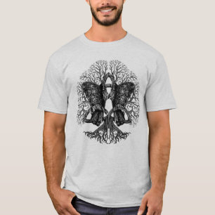T-shirt Arbre de la vie - Yggdrasil avec des corbeaux