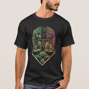 T-shirt Arbre de la vie - Yggdrasil et croix celtique