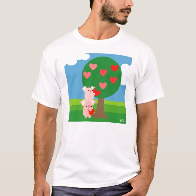 T-shirt Arbre de l'Amour (design sur le devant) (Devant)