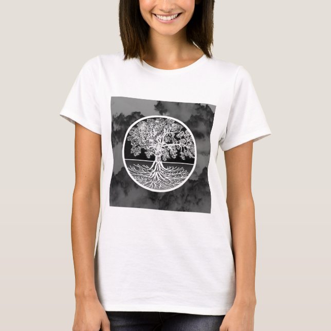 T-shirt Arbre de l'apaisement de la vie (Devant)