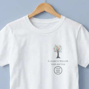 T-shirt Arbre de mosaïque de logo
