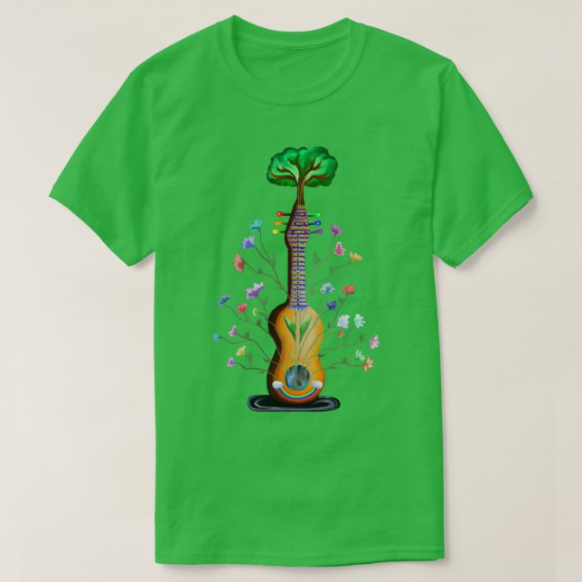 T-shirt Arbre de musique florissante (Design devant)