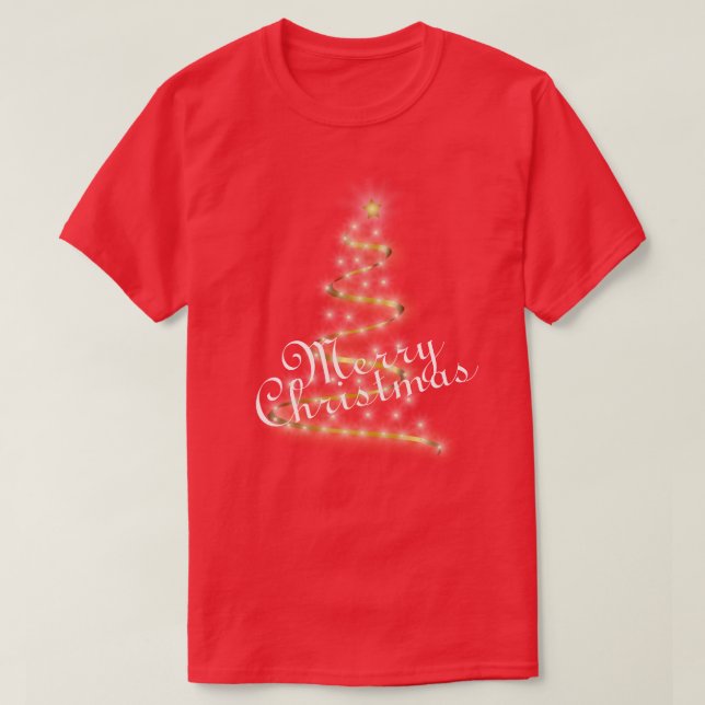 T-shirt Arbre de Noël (Design devant)