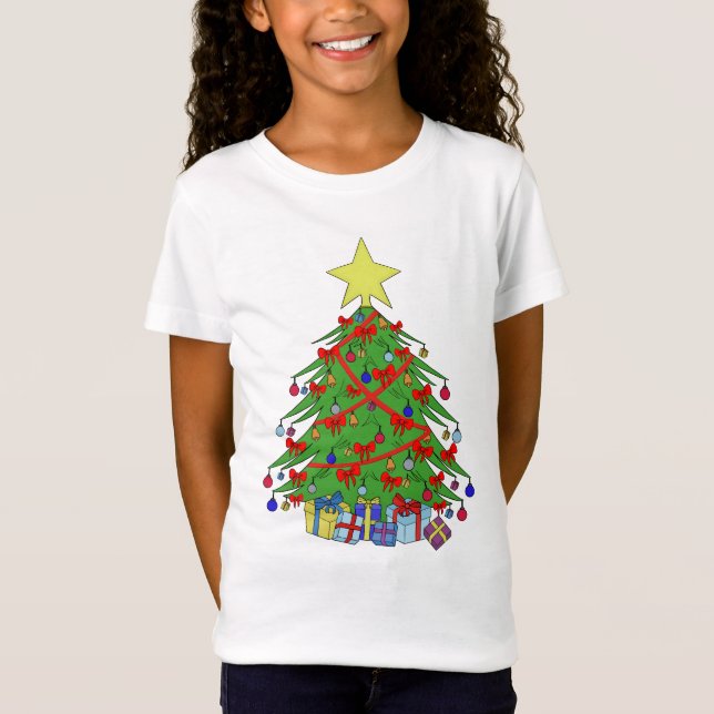 T-Shirt Arbre de Noël (Devant)