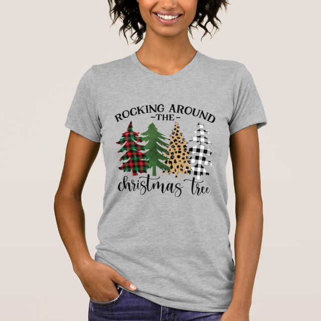 T-shirt Arbre De Noël (Devant)