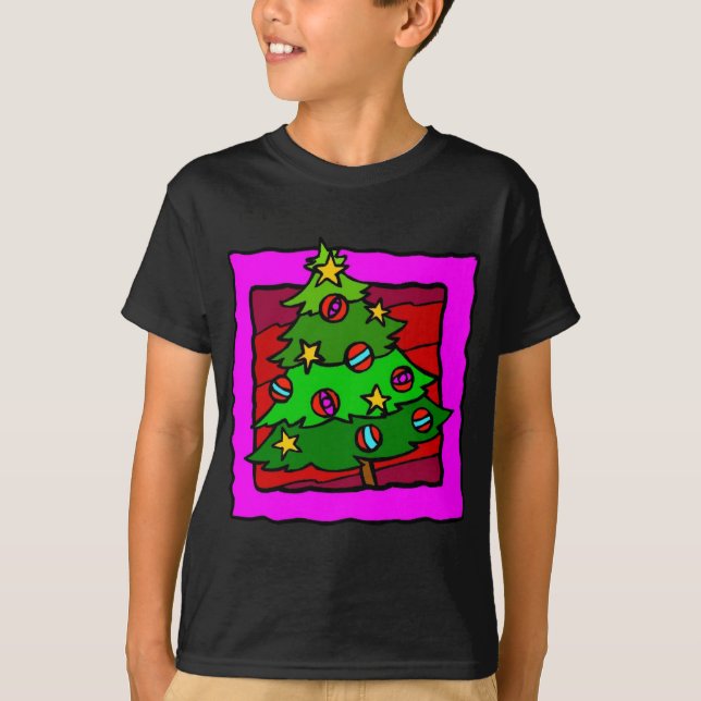 T-shirt Arbre de Noël (Devant)