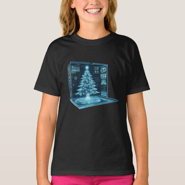 T-shirt Arbre de Noël artificiel (Devant)