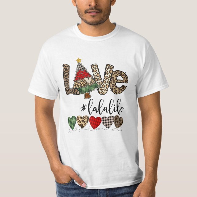 T-shirt Arbre de Noël au coeur de la vie (Devant)