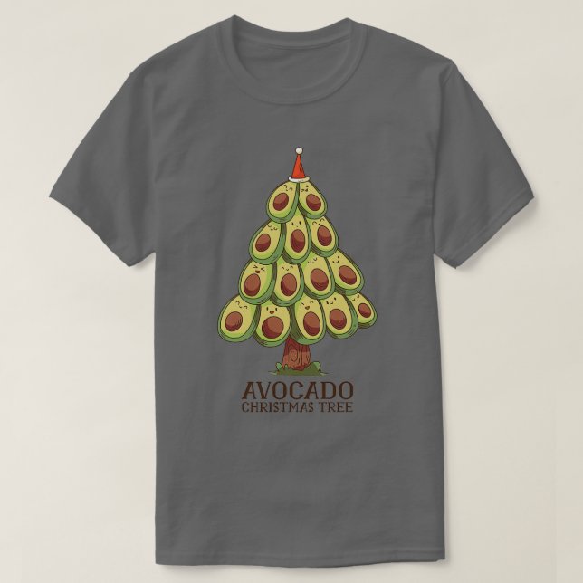 T-shirt Arbre de Noël Avocado 3 (Design devant)