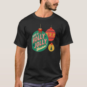 T-shirt Arbre de Noël Baubles Ornement pain d'épice Cookie