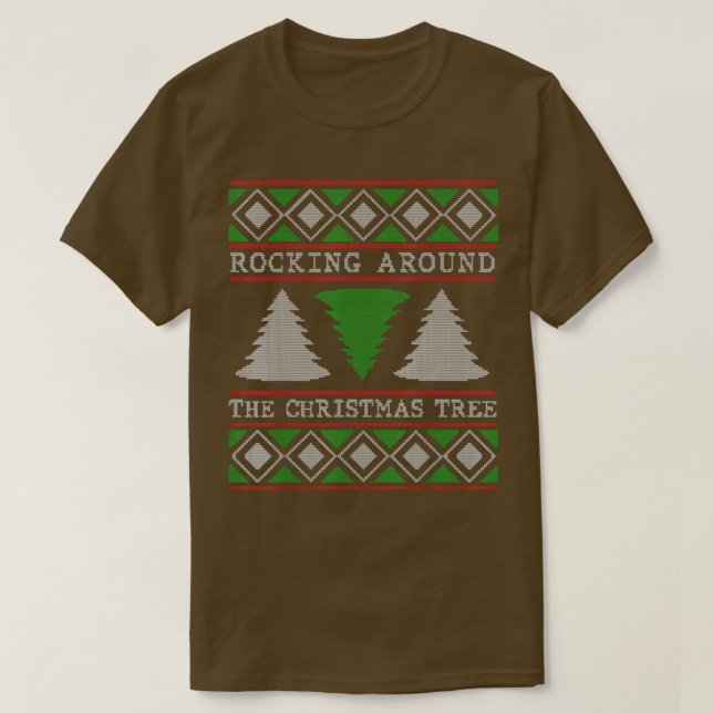 T-shirt Arbre De Noël Buffalo Christma (Design devant)