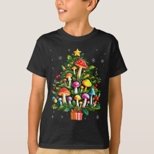T-shirt Arbre de Noël Champignon Xmas Amant 