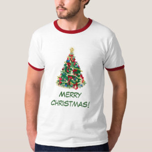T-shirt Arbre de Noël coloré : Art de vecteur :