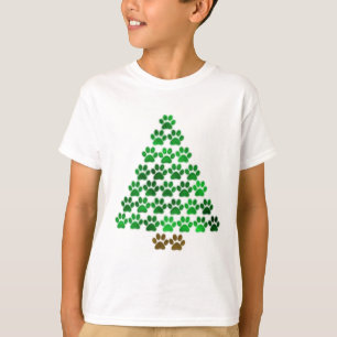 T-shirt Arbre de Noël de chien/chat