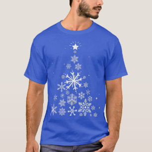 T-shirt Arbre de Noël des snowflèches