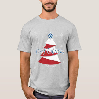 T-shirt Arbre de Noël du drapeau de Wichita