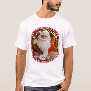 T-shirt Arbre de Noël du Père Noël vintage