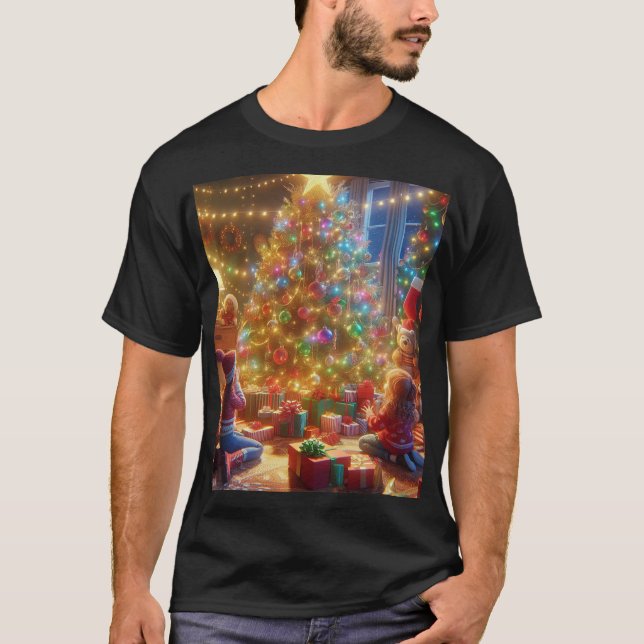 T-shirt Arbre de Noël enchanteur (Devant)