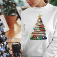 Arbre de Noël Fait de livres Enseignants Amateurs 