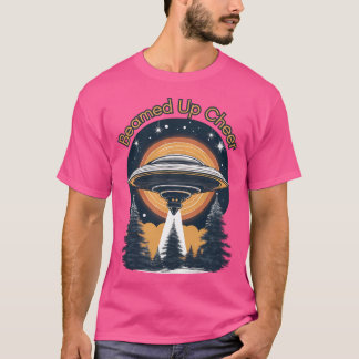 T-shirt Arbre De Noël Frappé Par Ufo