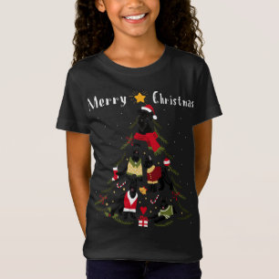 T-Shirt Arbre de Noël Giant Schnauzer Lover Xmas Chien Own