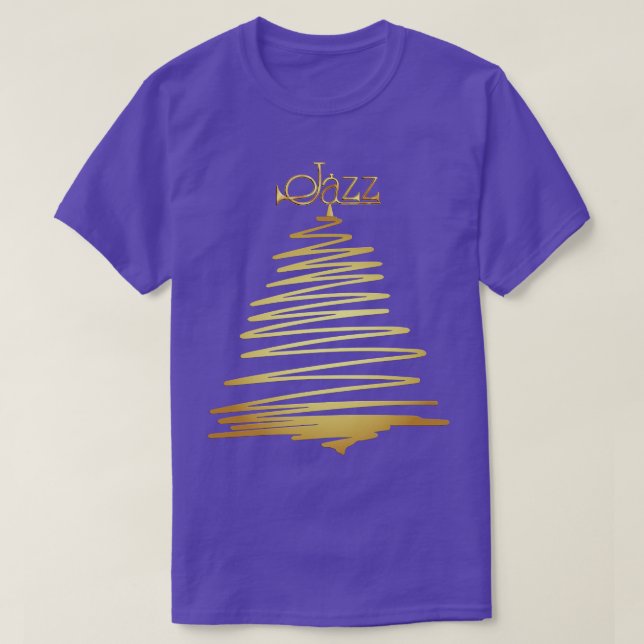 T-shirt Arbre de Noël Jazz (Design devant)