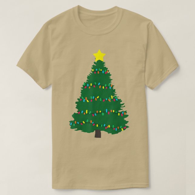 T-shirt Arbre de Noël Joyeux Noël Pajama F (Design devant)