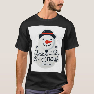 T-shirt Arbre de Noël minimaliste avec Star et Holiday Me