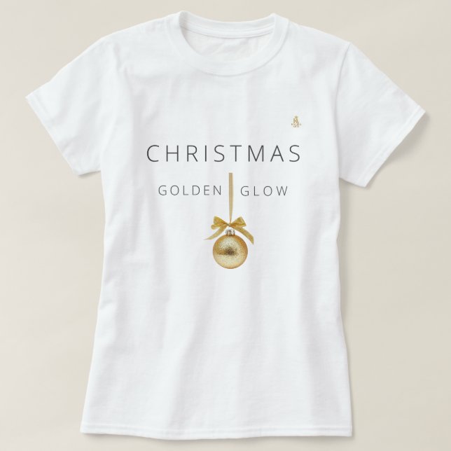 T-shirt Arbre de Noël minimaliste en ligne artistique | Ka (Design devant)