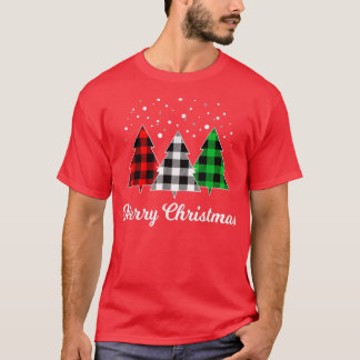 T-shirt Arbre de Noël Planté Arbre de Noël Joyeux Chri