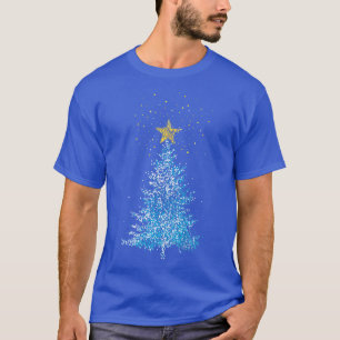 T-shirt Arbre de Noël Poinsettia Stars