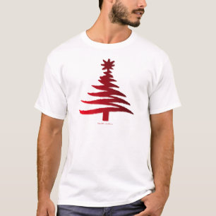 T-shirt Arbre de Noël Rouge