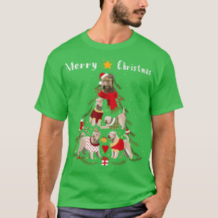 T-shirt Arbre de Noël Wheaten Terrier Lover Xmas