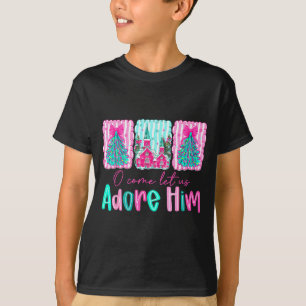 T-shirt Arbre de Noël Xmas Prépa Oh Venez Adorons Hi